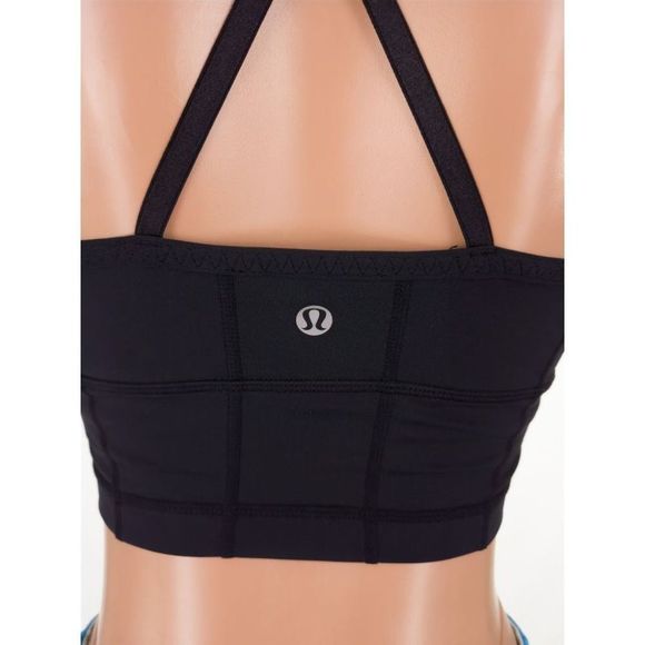 LULULEMON 6 Crossover Bra *Long Line Black THROWBACK! - Picture 7 of 9